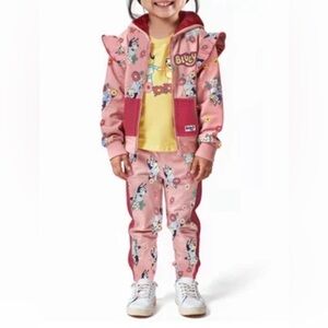 Blucy Kids Pink Cartoon Matching 3 Piece Set